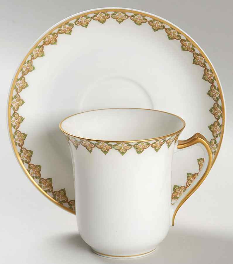 The Monaco Chocolate Cup & Saucer Set by Haviland-1