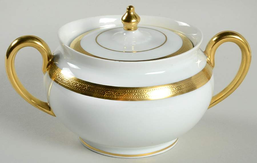 Monceau Sugar Bowl & Lid by Haviland-1
