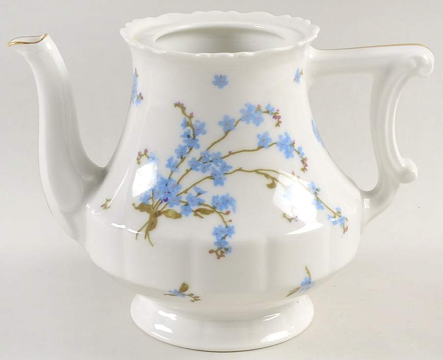 Montmery (Forget Me Nots) Teapot No Lid by Haviland-1