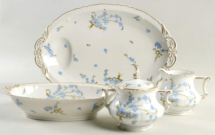 Montmery (Forget Me Nots) 5 Piece Hostess Set by Haviland-1
