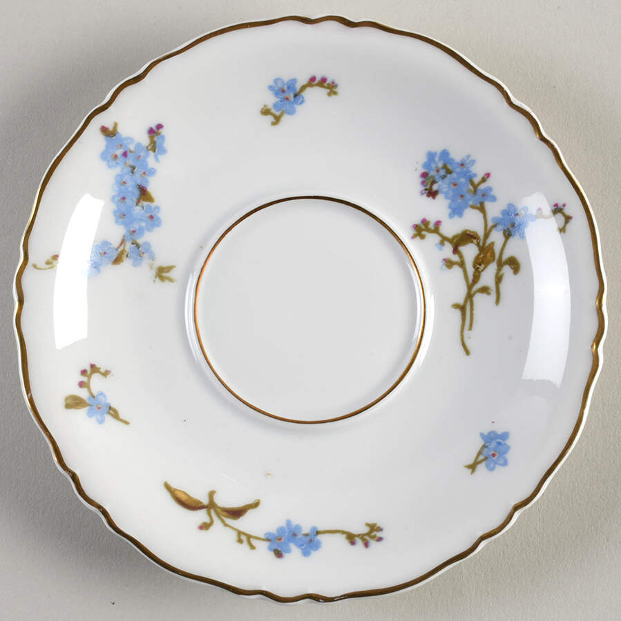 Montmery (Forget Me Nots) Saucer by Haviland-1