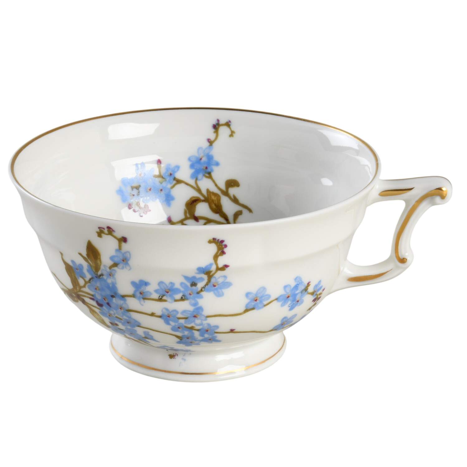Montmery (Forget Me Nots) Footed Cup by Haviland-1