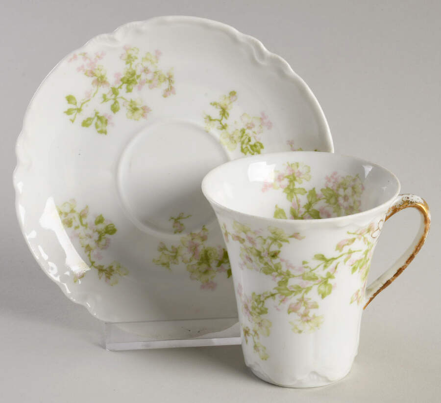 Montebello Chocolate Cup & Saucer Set by Haviland-1
