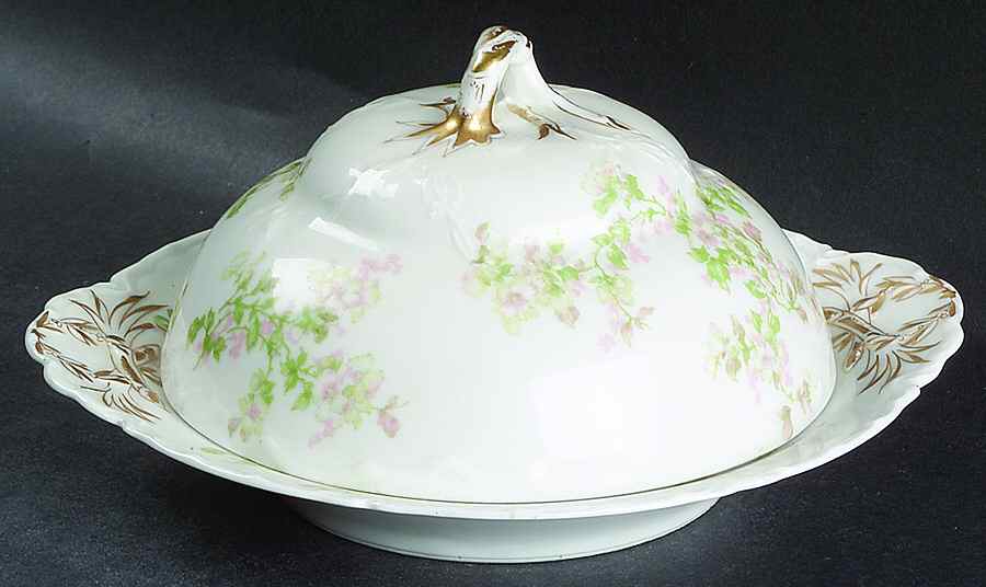 Montebello Round Covered Butter by Haviland-1