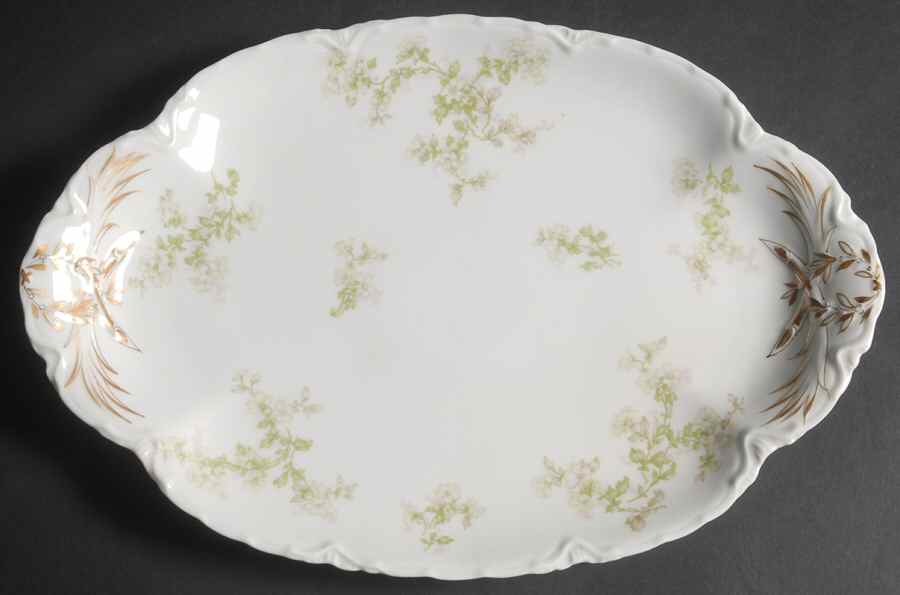 Montebello 13" Oval Serving Platter by Haviland-1