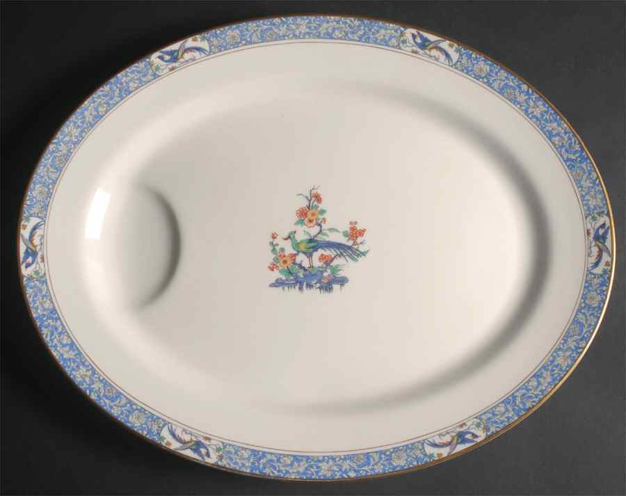Monterey (New York) 16" Oval Serving Platter by Haviland-1