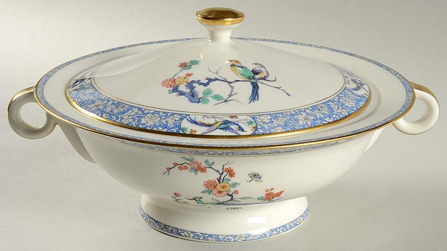 Monterey (New York) Round Covered Vegetable by Haviland-1
