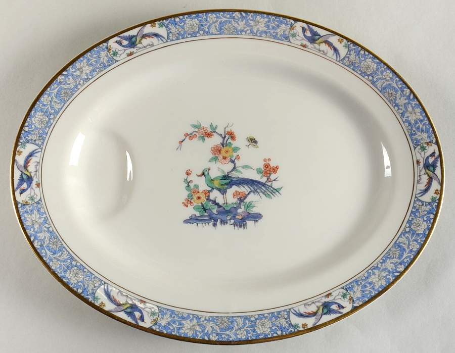 Monterey (New York) 11" Oval Serving Platter by Haviland-1