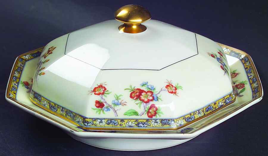 Montreux Round Covered Butter by Haviland-1