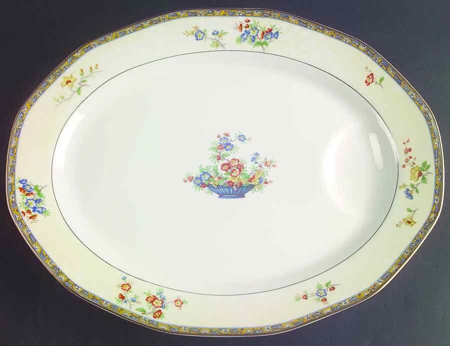 Montreux 15" Oval Serving Platter by Haviland-1