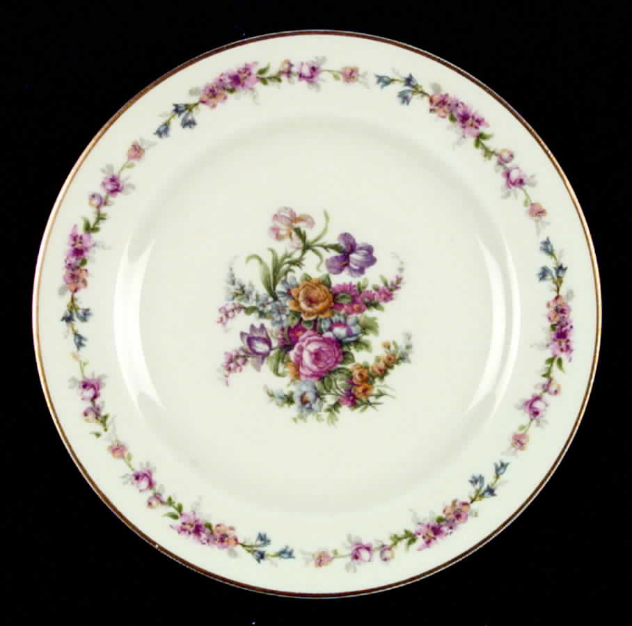 Montrose (Cream Background) Salad Plate by Haviland-1