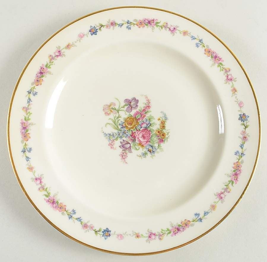 Montrose (Cream Background) Dinner Plate by Haviland-1
