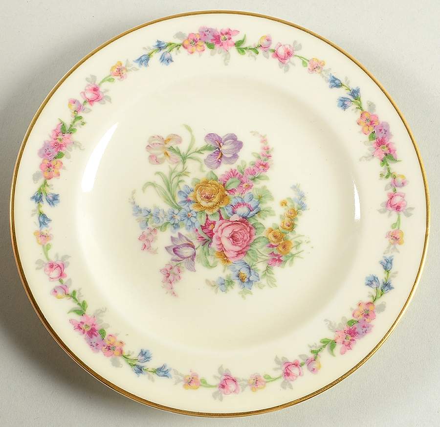 Montrose (Cream Background) Bread & Butter Plate by Haviland-1