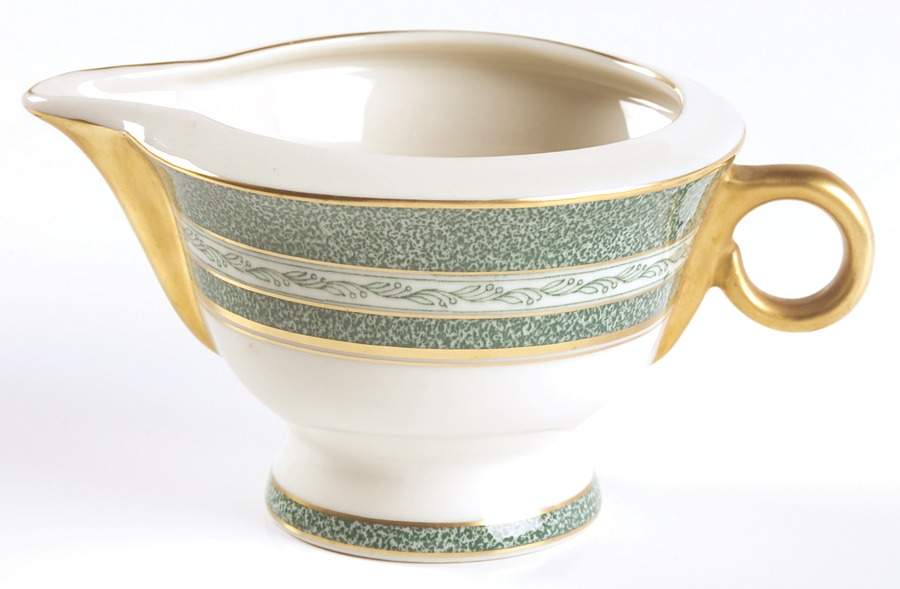 Mosaic Blue Green Creamer by Haviland-1