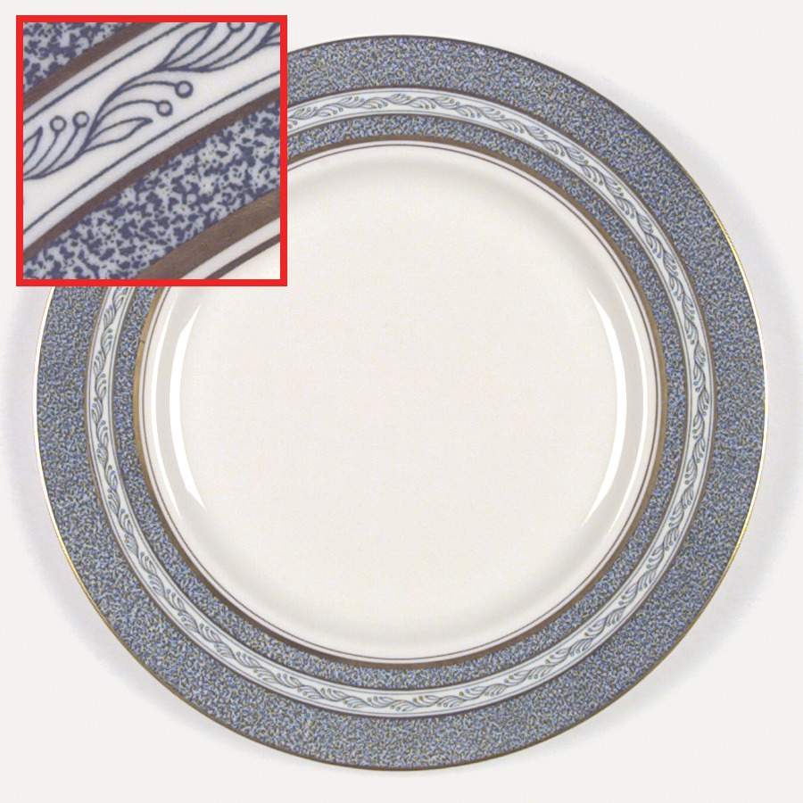 Mosaic Blue Green Dinner Plate by Haviland-1