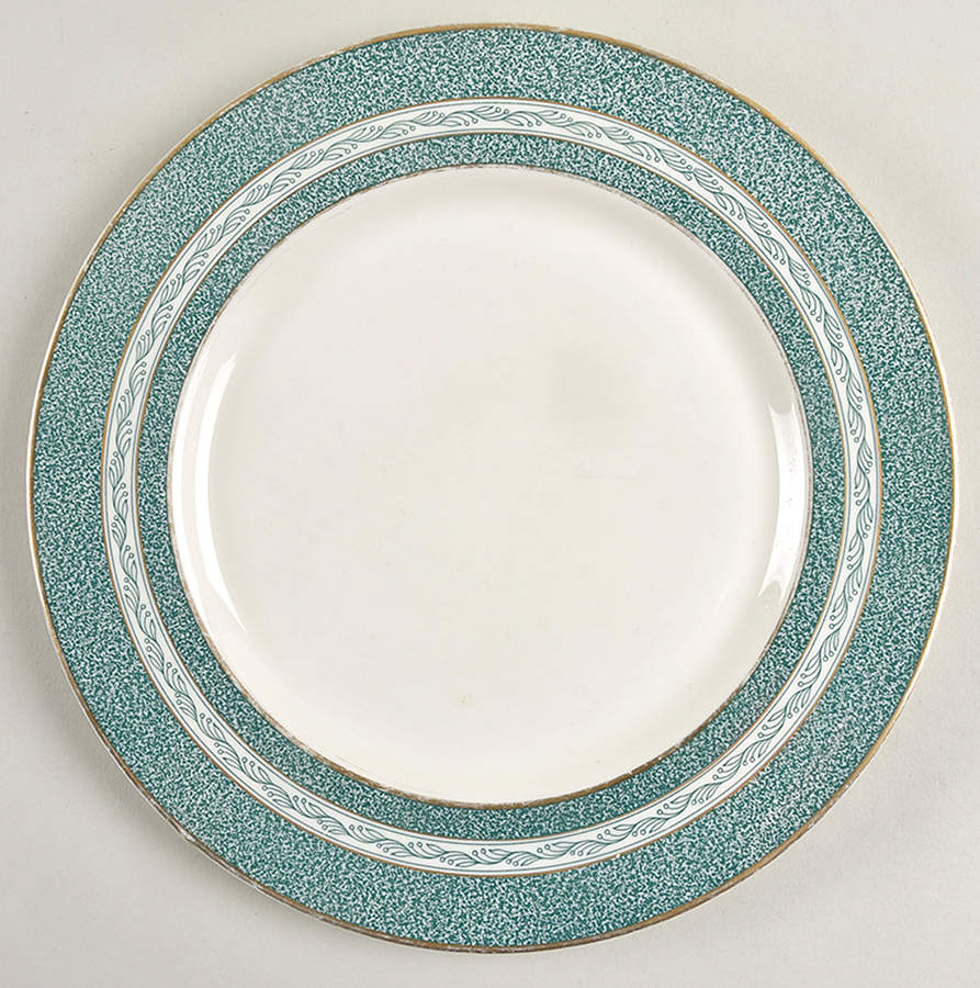 Mosaic Blue Green Dinner Plate by Haviland-1