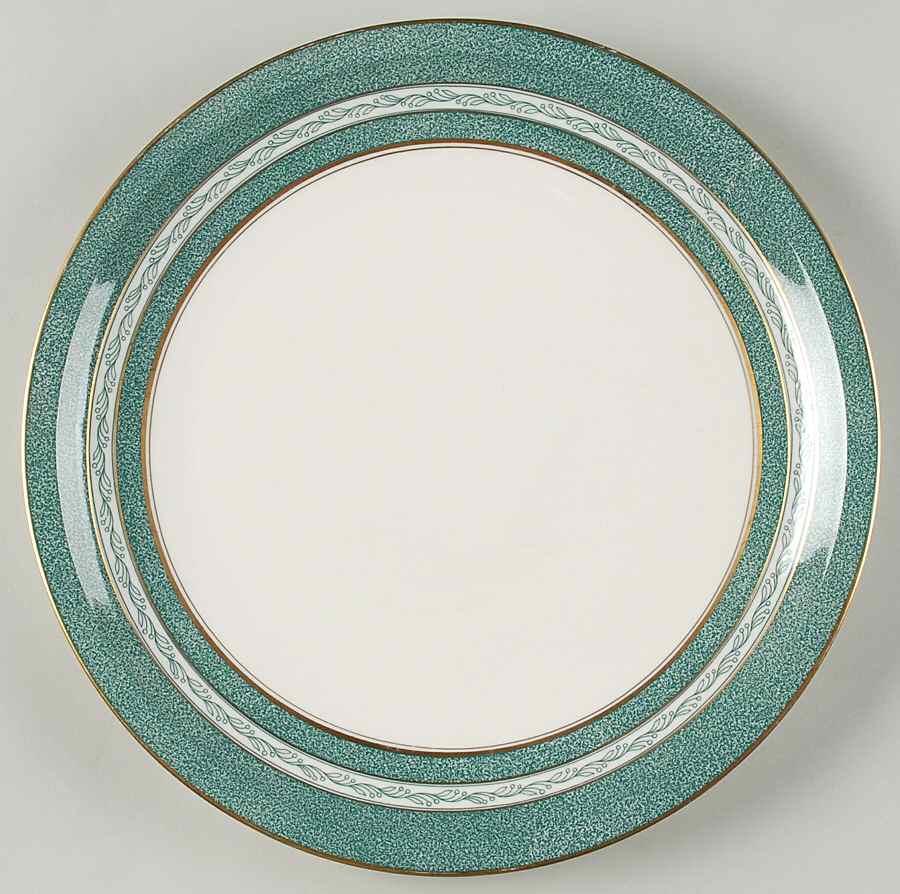 Mosaic Blue Green 12" Chop Plate (Round Platter) by Haviland-1