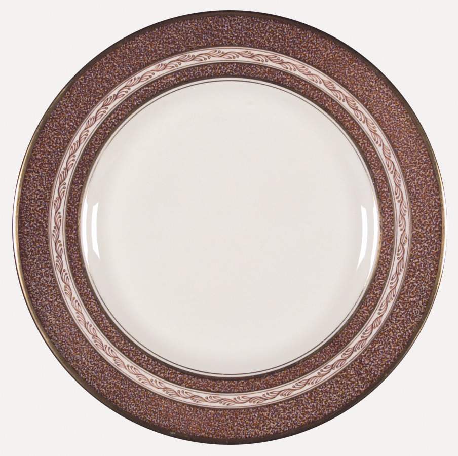 Mosaic Brown Dinner Plate by Haviland-1