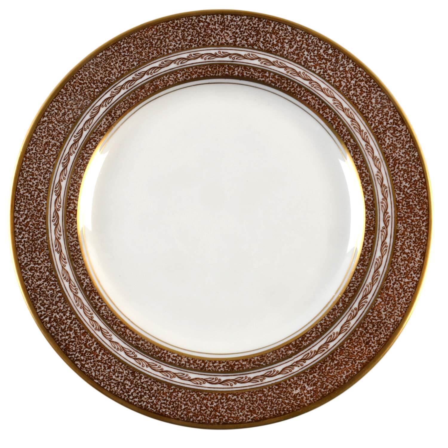 Mosaic Brown Bread & Butter Plate by Haviland-1