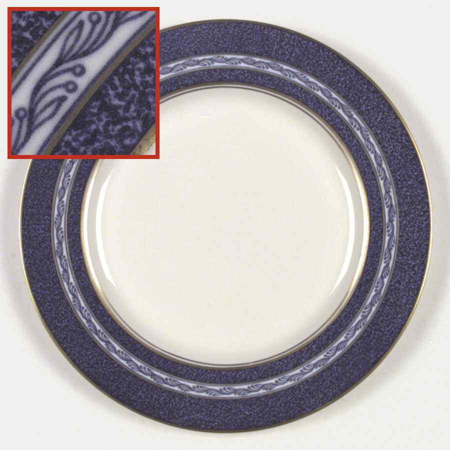 Mosaic Cobalt Blue Dinner Plate by Haviland-1