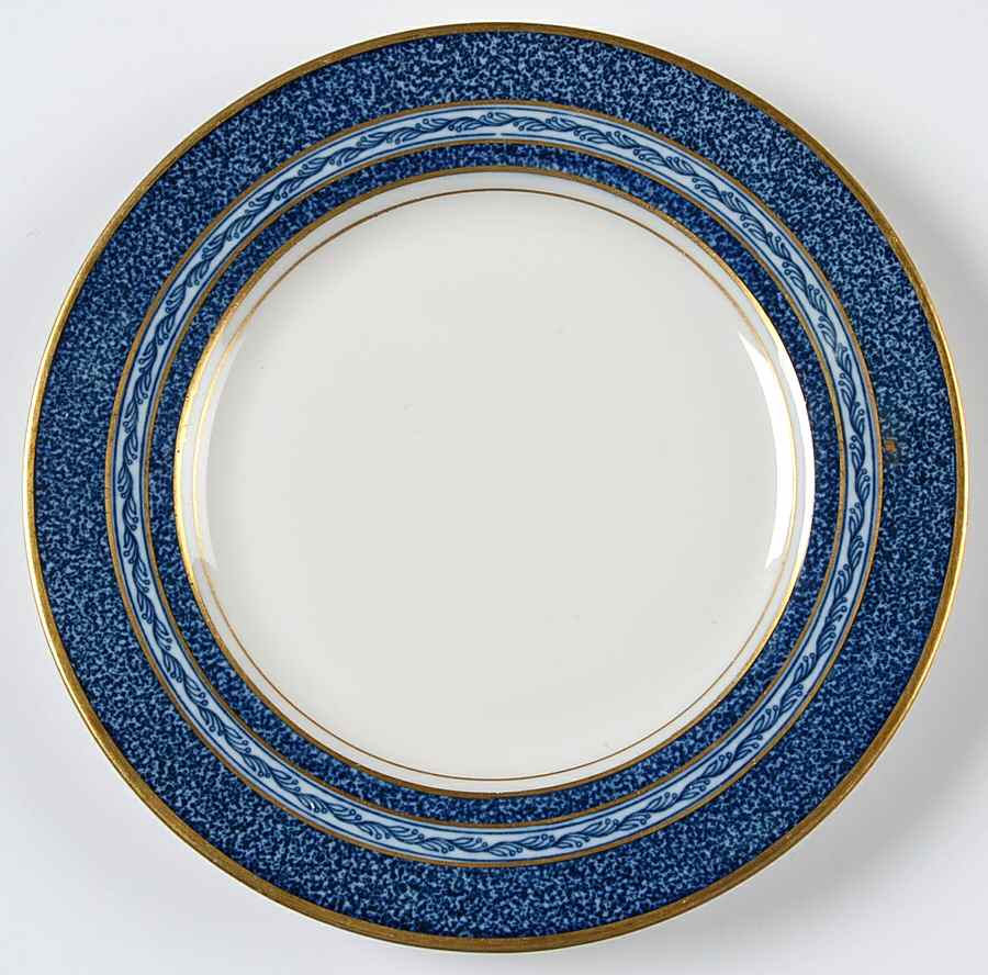 Mosaic Cobalt Blue Bread & Butter Plate by Haviland-1