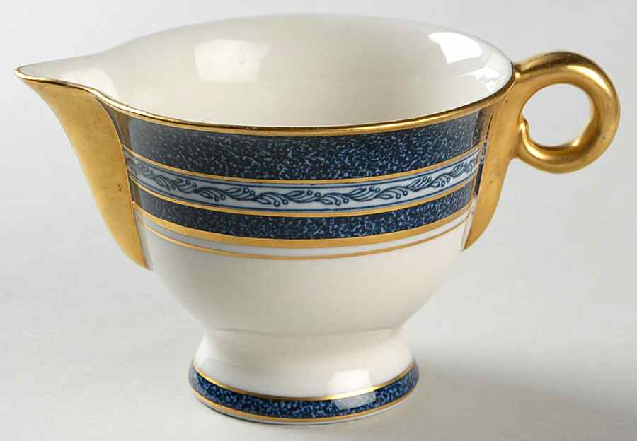 Mosaic Cobalt Blue Creamer by Haviland-1