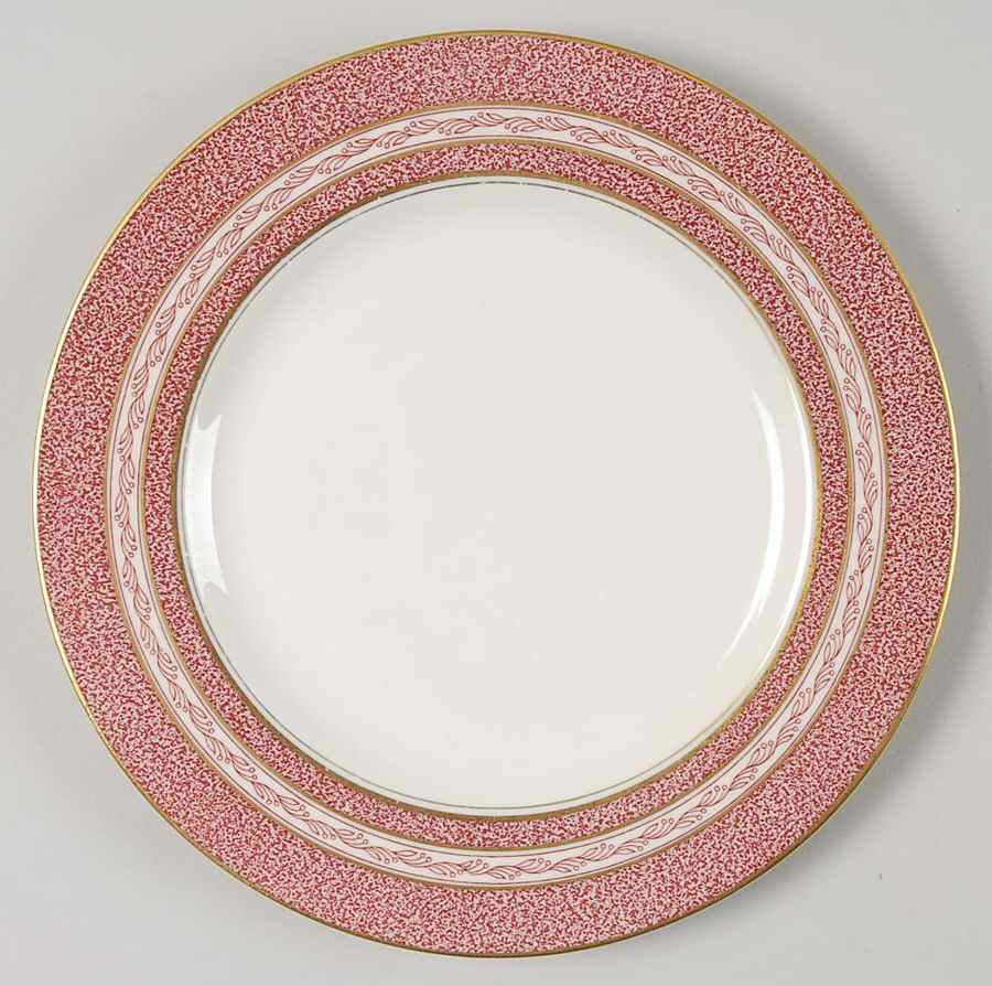 Mosaic Red Salad Plate by Haviland-1