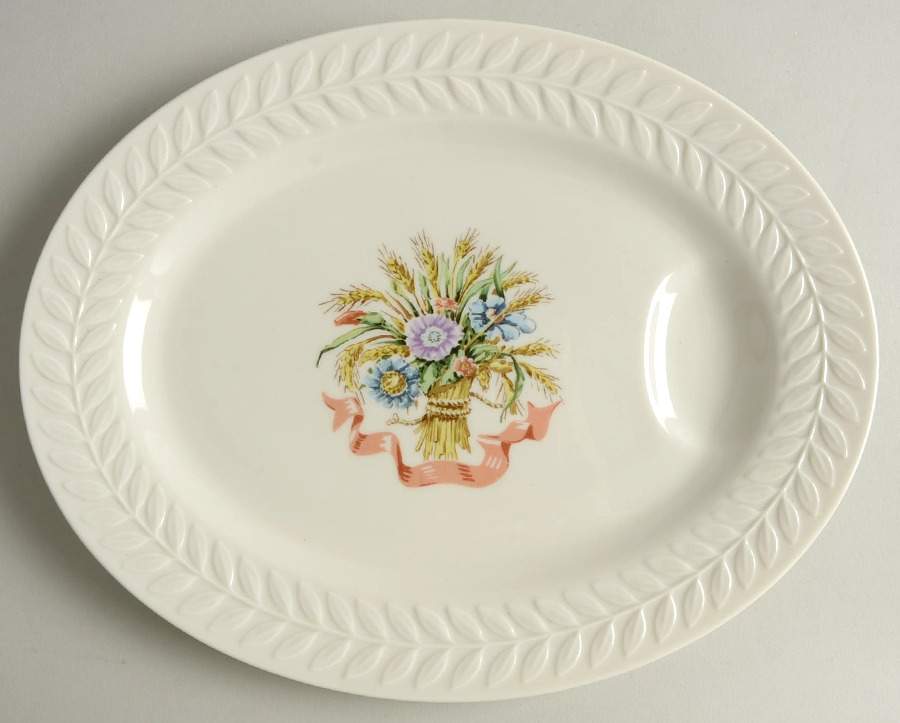 Mt. Vernon (NY, Greylock) 11" Oval Serving Platter by Haviland-1