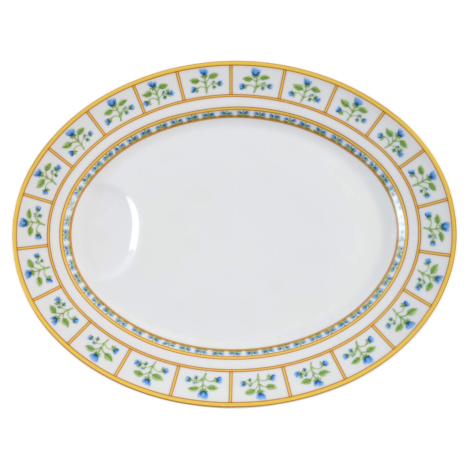 Muscadin 13" Oval Serving Platter by Haviland-1