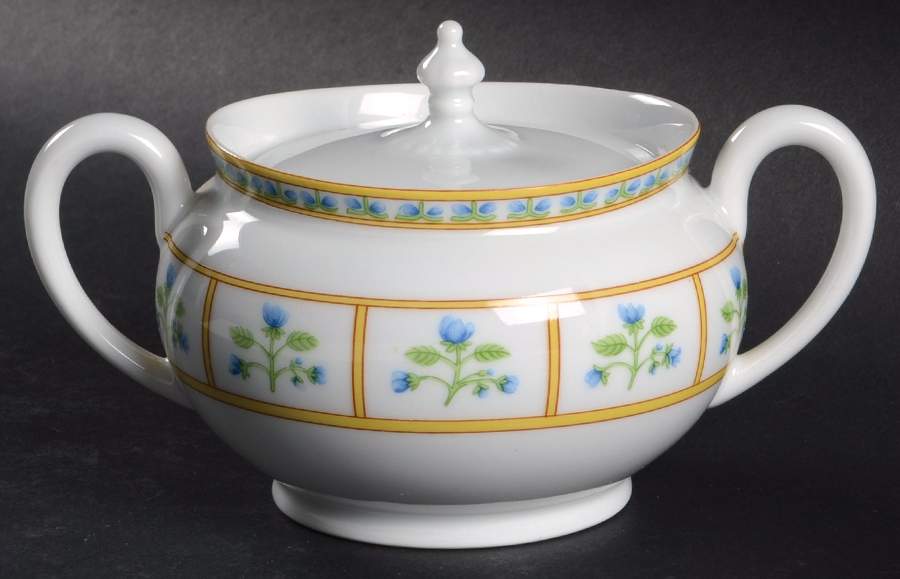 Muscadin Sugar Bowl & Lid by Haviland-1