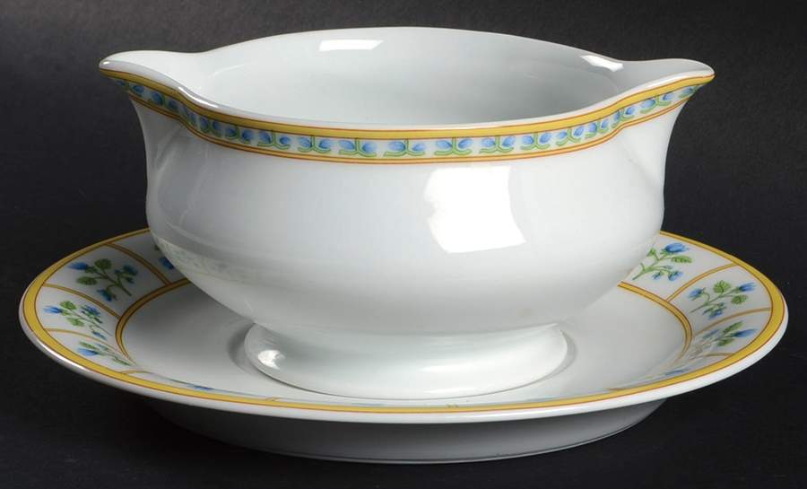 Muscadin Gravy Boat & Underplate by Haviland-1