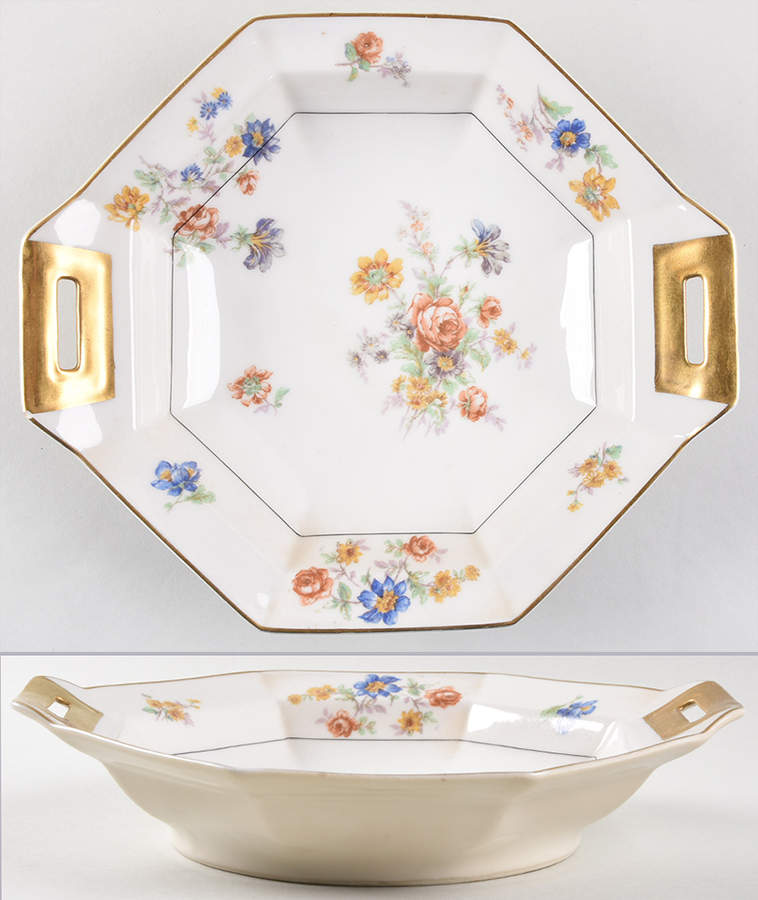 My Garden  10" Octagonal Vegetable Bowl by Haviland-1