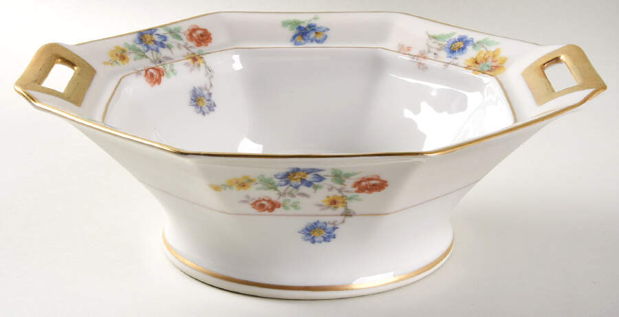 My Garden  Octagonal Vegetable No Lid by Haviland-1