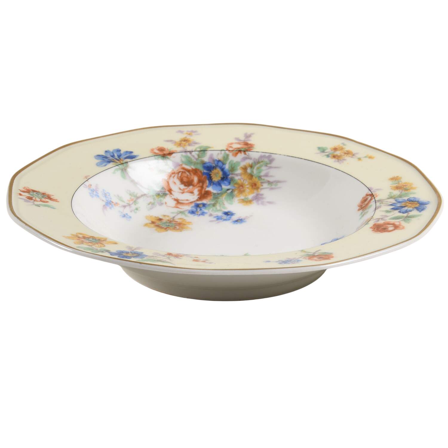 My Garden  Rim Soup Bowl by Haviland-1