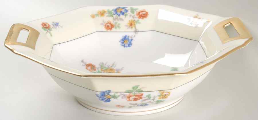 My Garden  10" Octagonal Vegetable Bowl by Haviland-1