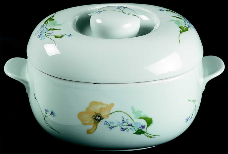 My Garden (Newer) 2 Quart Oval Covered Casserole by Haviland-1