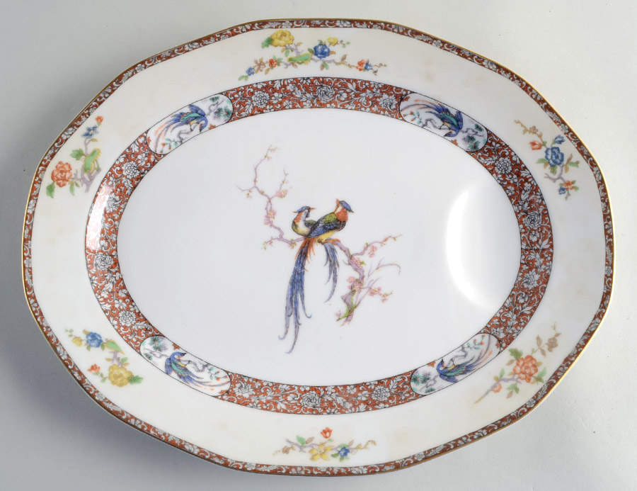 Nabob 13" Oval Serving Platter by Haviland-1