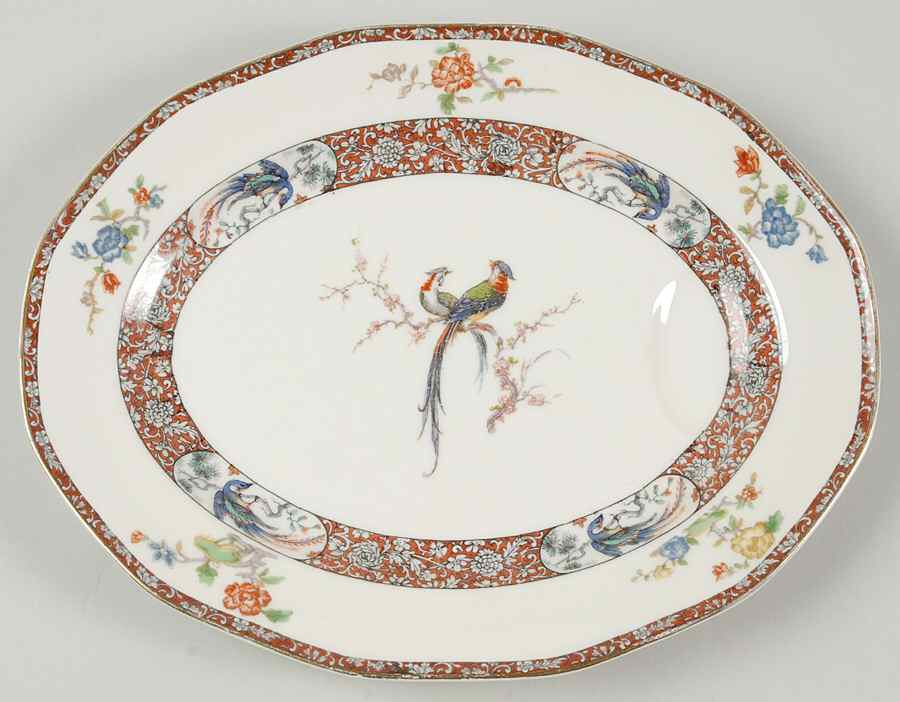 Nabob 11" Oval Serving Platter by Haviland-1