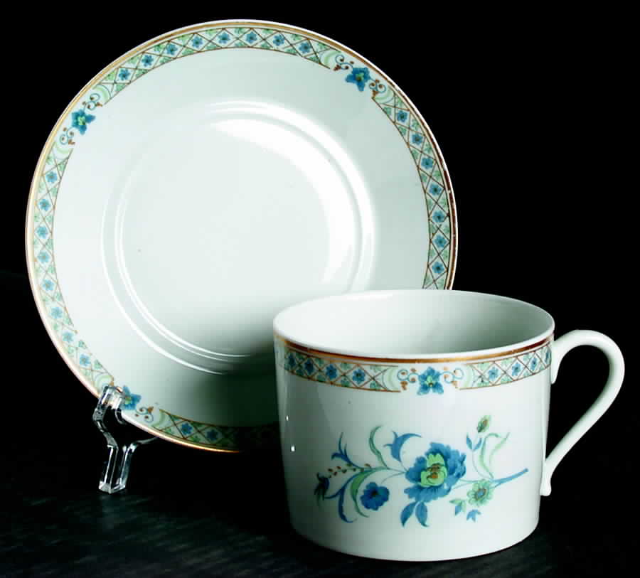 Nankin Oversized Cup & Saucer Set by Haviland-1