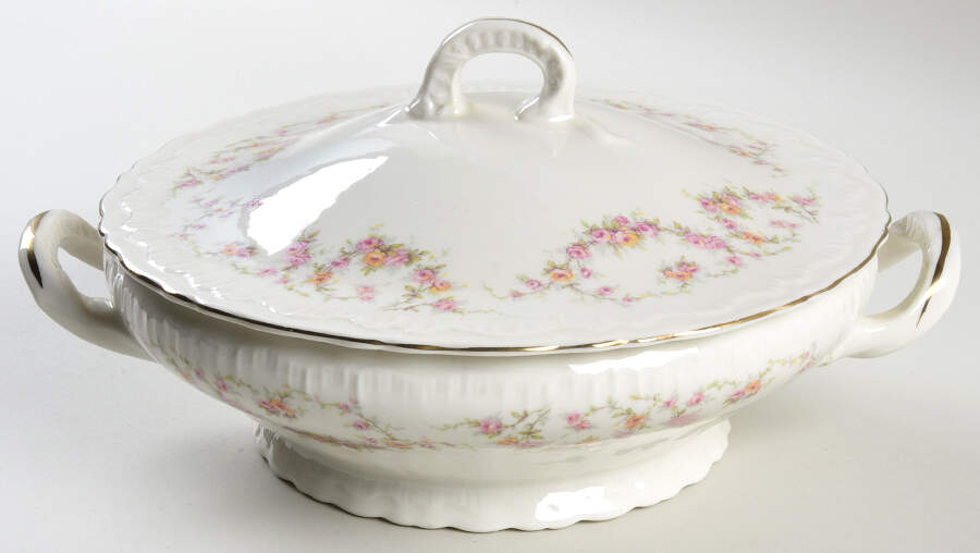 Naomi Round Covered Vegetable by Haviland-1