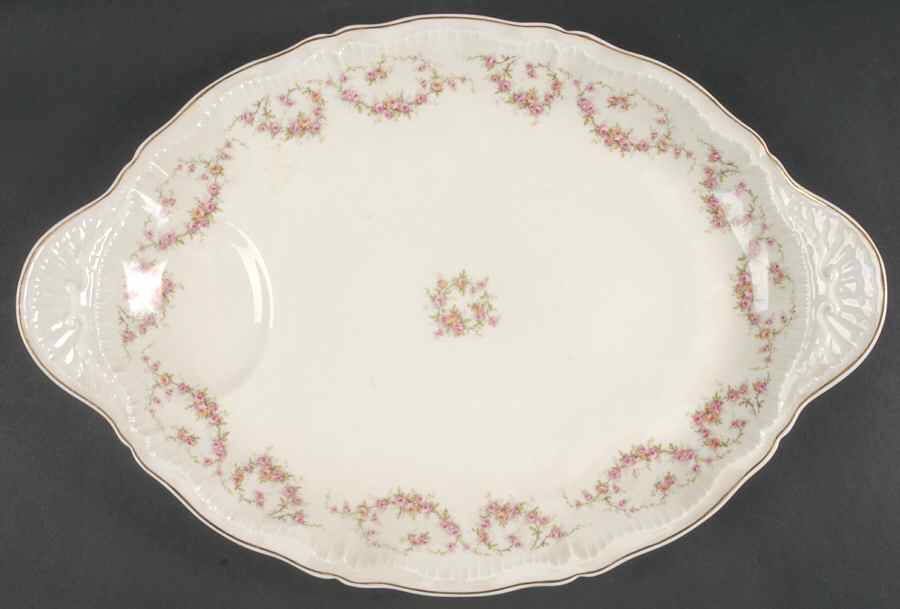 Naomi 14" Oval Serving Platter by Haviland-1