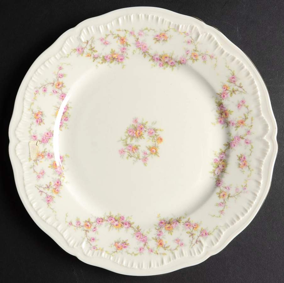 Naomi Luncheon Plate by Haviland-1