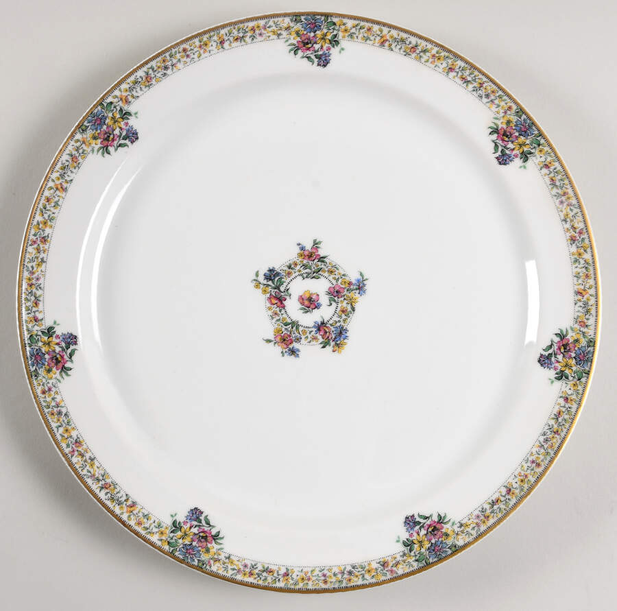 Narcissus 12" Chop Plate (Round Platter) by Haviland-1