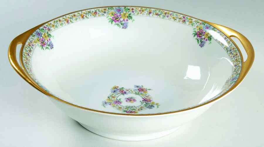 Narcissus 10" Round Vegetable Bowl by Haviland-1