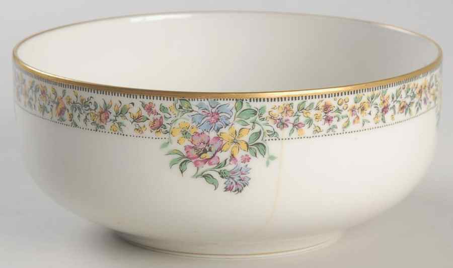 Narcissus Cranberry Bowl by Haviland-1