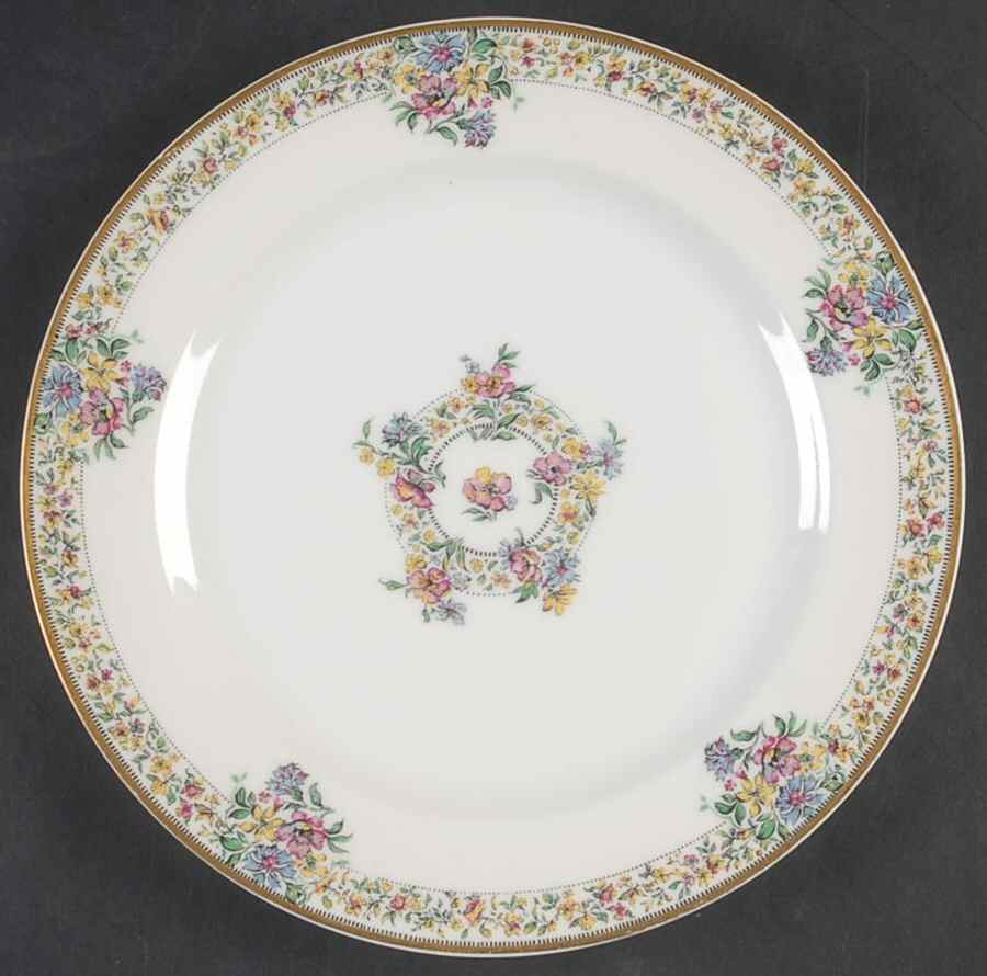 Narcissus Luncheon Plate by Haviland-1