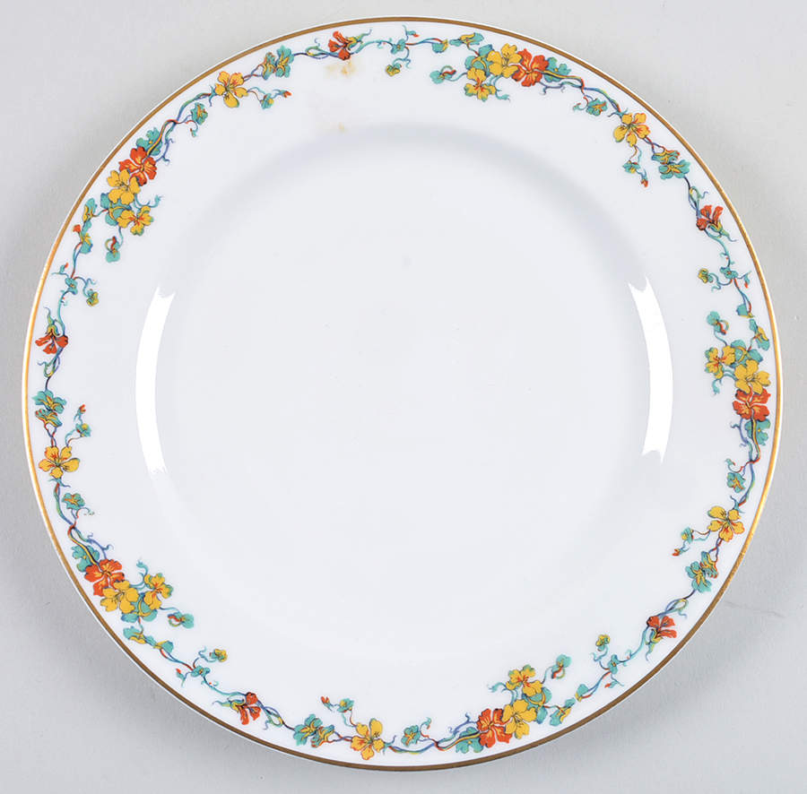 Nasturtium Luncheon Plate by Haviland-1