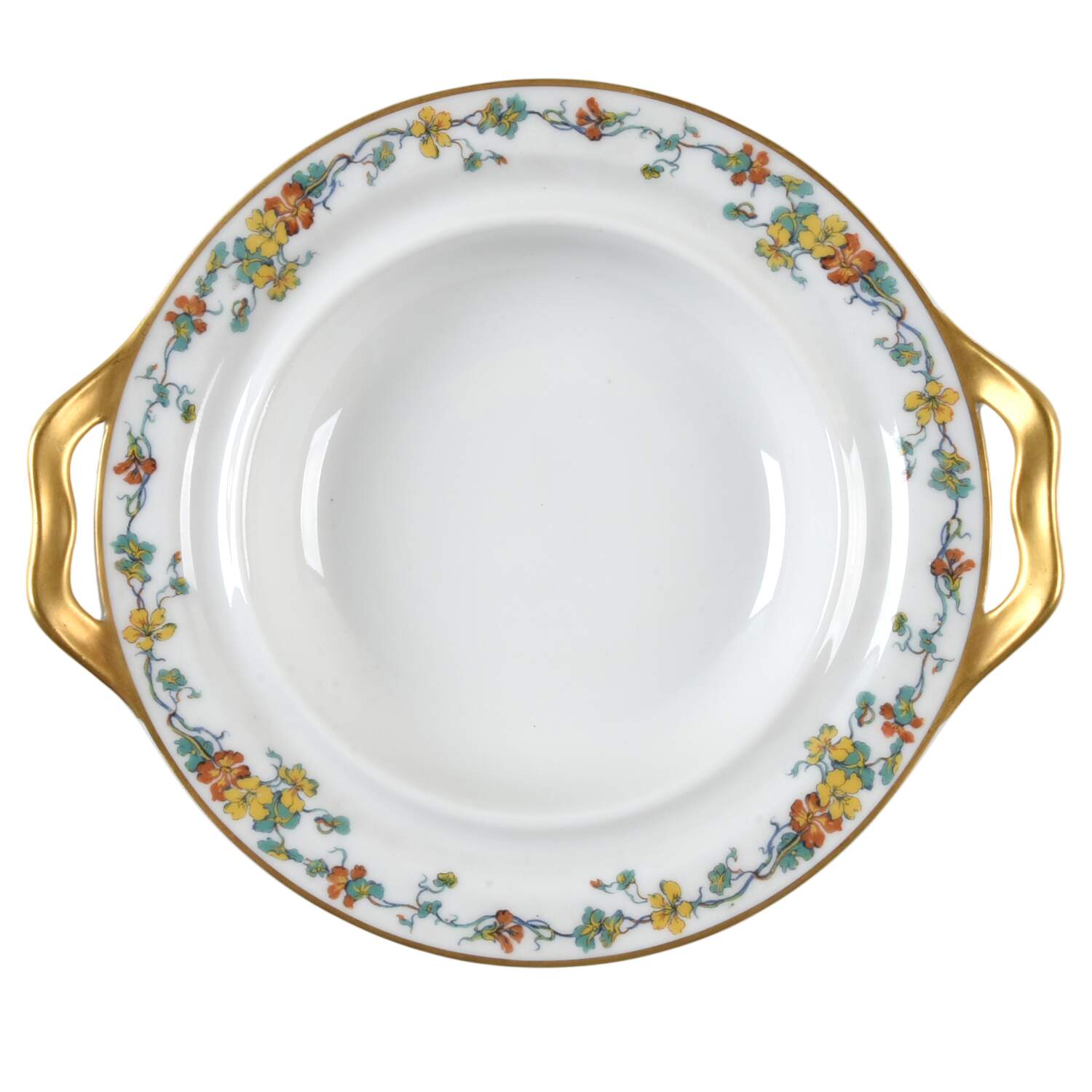 Nasturtium Round Butter No Lid by Haviland-1
