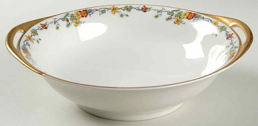 Nasturtium 9" Round Vegetable Bowl by Haviland-1