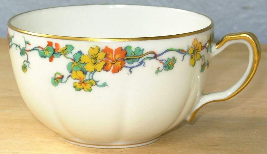 Nasturtium Flat Cup by Haviland-1